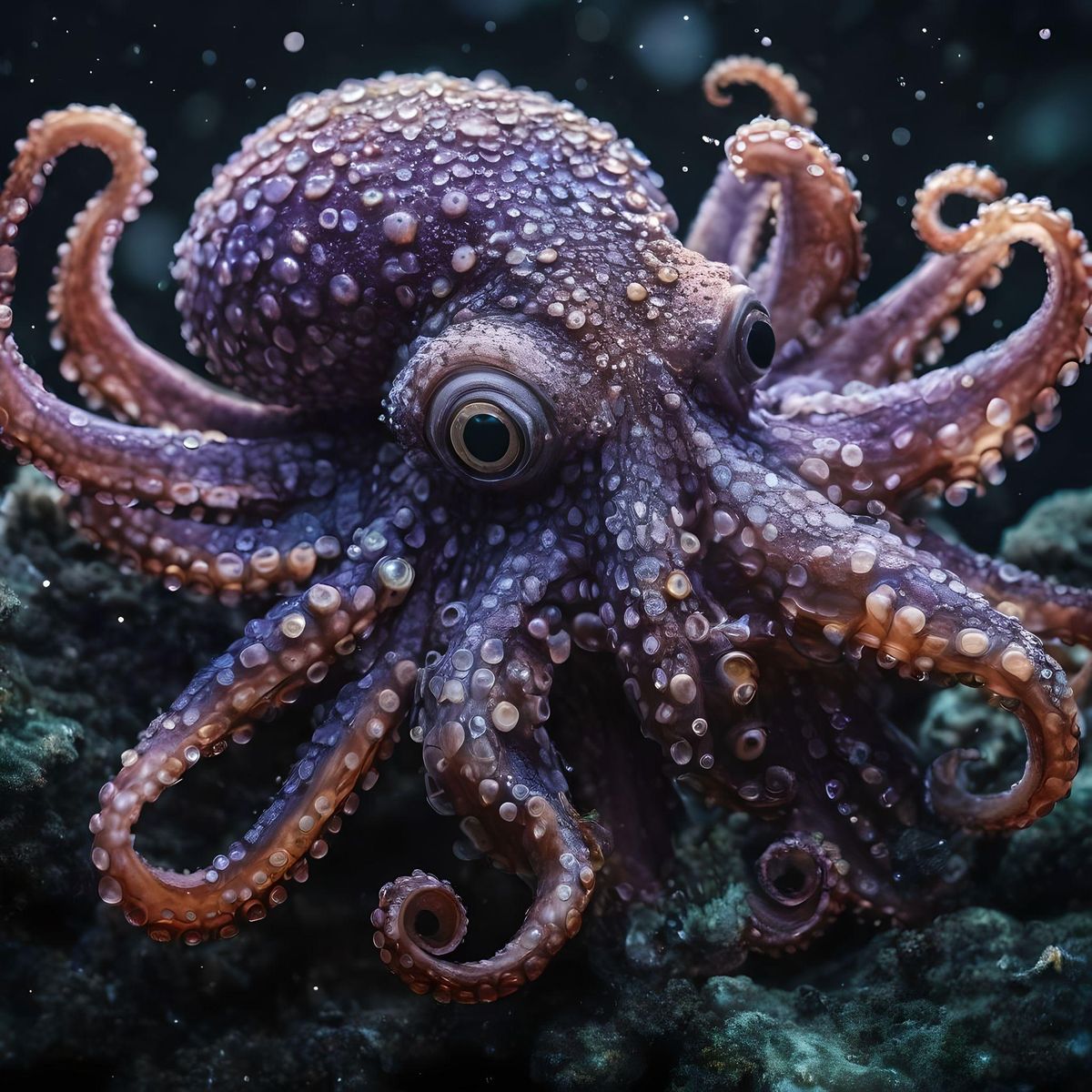 Starry galaxy octopus 
