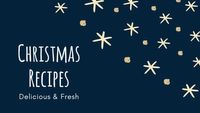 cooking, cook, xmas, Christmas Recipes Youtube Thumbnail Template