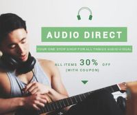 Audio Direct Sales Medium Rectangle