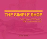 336px × 280px, Simple Shop Large Rectangle Template