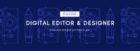 design, designer, creative, Digital Editor Facebook Cover Template
