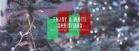 白色圣诞节 Facebook封面