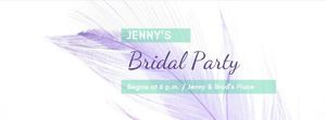 event, 聚会, 派对, Bridal Party Facebook Cover Template