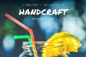 diy, drinks, summer, Handcraft Blog Title Template