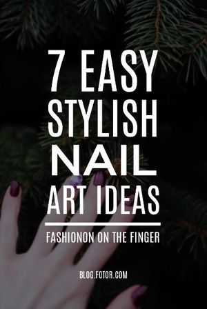 stylish nail, nailing, art ideas, Nail Ideas Pinterest Post Template