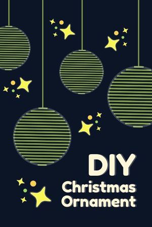 craft, xmas, festival, Green DIY Christmas Pinterest Post Template