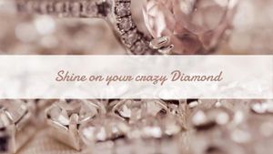 retail, market, commercial, Jewelry Youtube Channel Art Template