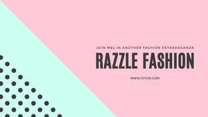 lifestyle, life, makeup, Fashion Youtube Channel Art Template