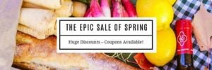 Spring Discount Twitter Cover