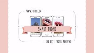 technology, internet, life, Phone Review Youtube Channel Art Template