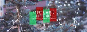 White Christmas Facebook Cover