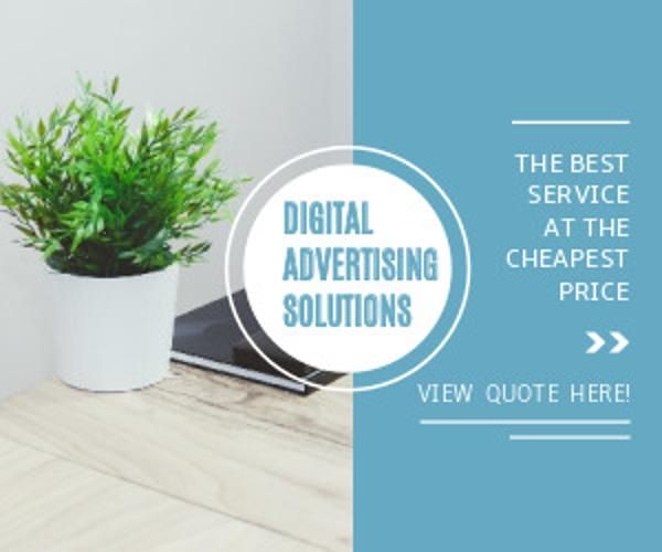 business, promotion, marketing, Digital Advertising Solution Medium Rectangle Template