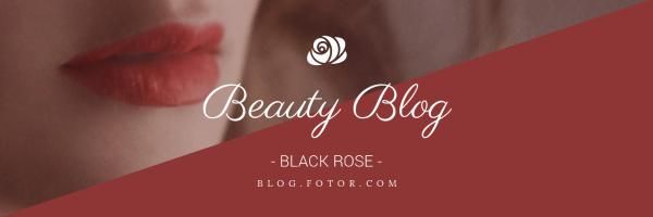 beauty blog, makeup, make up, Beauty And Fashion Blog Twitter Cover Template