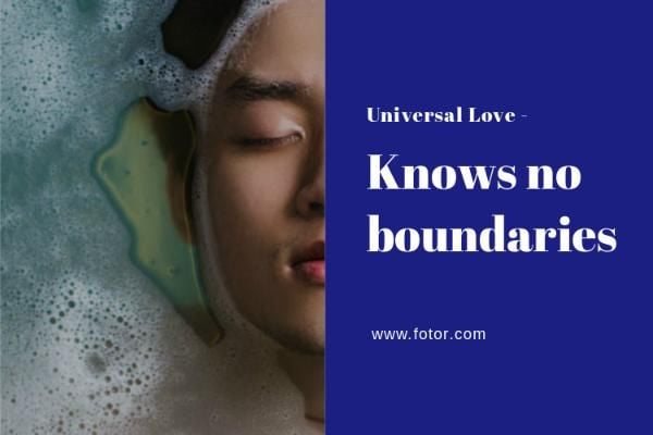 season, lifestyle, quote, Universal Love Knows No Boundaries Blog Title Template