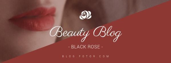 black rose, rose, makeup, Beauty And Fashion Blog Facebook Cover Template