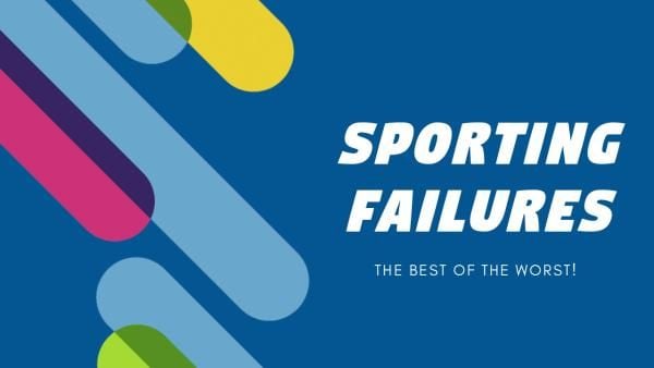 スポーツの失敗 YouTubeサムネイル
