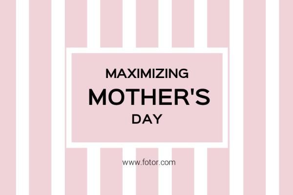 Stripe mother's day Blog Title