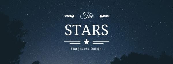 Starry Night Facebook Cover