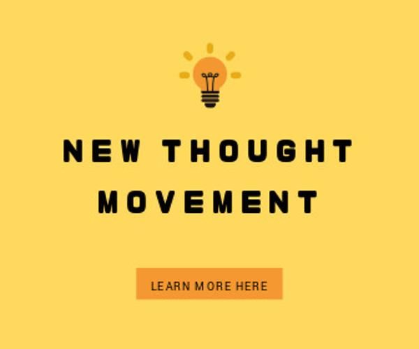 bulb, business, marketing, Yellow New Thought Movement Large Rectangle Template