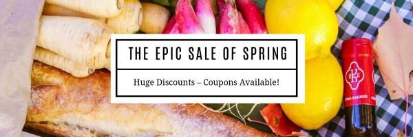 season, epic sale, sale, Spring Discount Twitter Cover Template