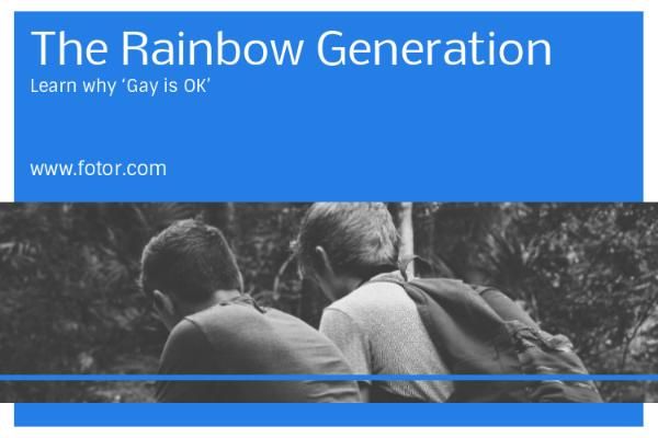 蓝色彩虹一代 博客封面
