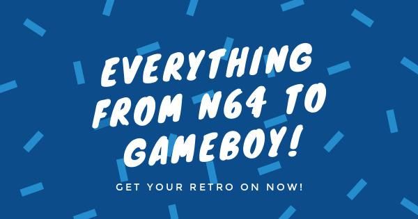 gaming, gameboy, gamer, Blue Game Facebook Ad Medium Template
