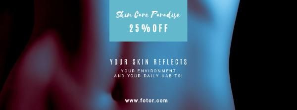 sale, promotion, sales, Skin Care Product Facebook Cover Template