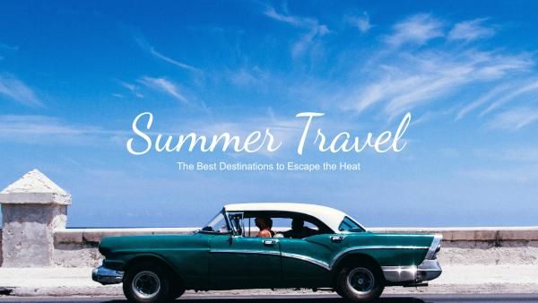 season, life, lifestyle, Summer Travel Youtube Channel Art Template