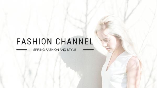 Fashion channel Youtube Channel Art