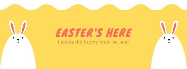Easter Bunny Facebook Cover