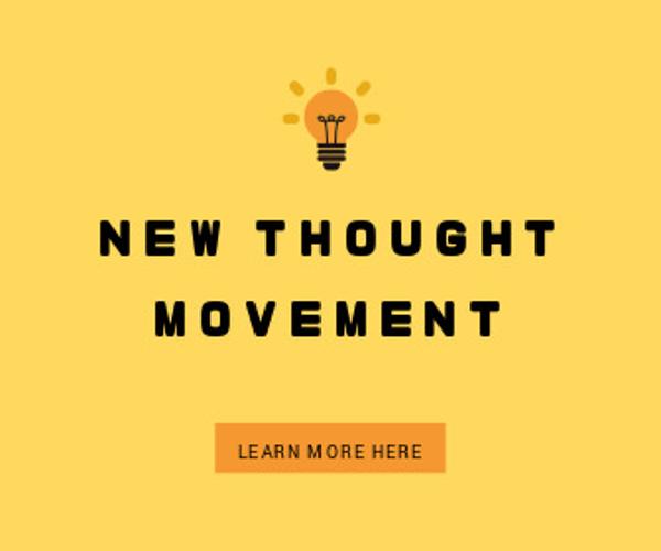Yellow New Thought Movement Large Rectangle