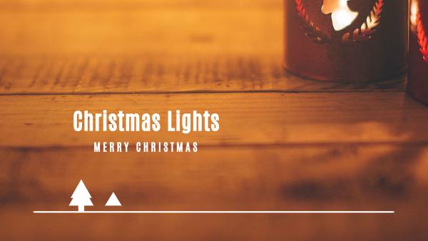 Light Merry Christmas Youtube Channel Art