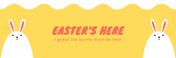 复活节兔子 Twitter封面