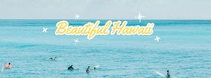Blue Beautiful Hawaii Sea Travel Facebook Cover