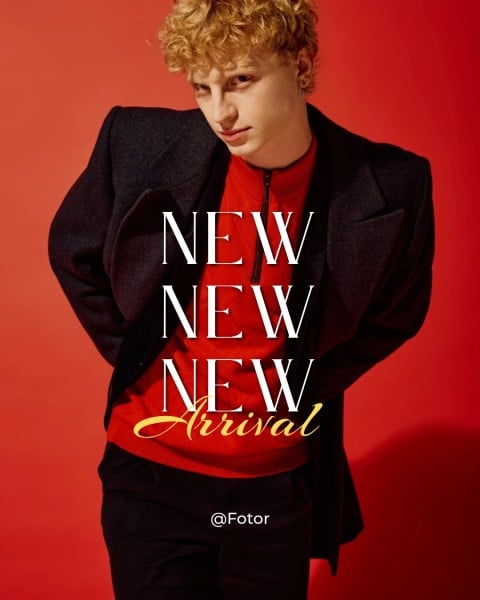 Red Modern Fashion Ads