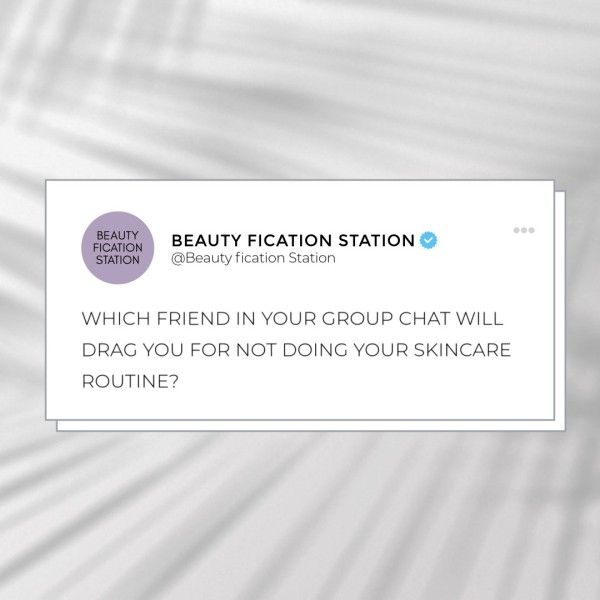 fashion, online, cosmetics, Gray Beauty Station Instagram Post Template