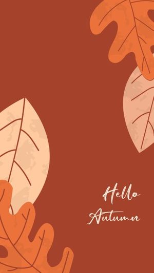 fall, season, greeting, Autumn Mobile Wallpaper Template