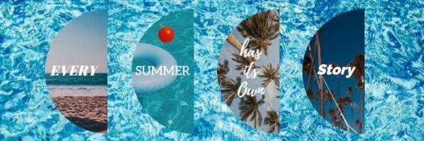 ocean, sea, seaside, Summer Swimming Pool  Twitter Cover Template