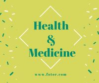 medical, life, social media, Yellow Health And Medicine Facebook Post Template