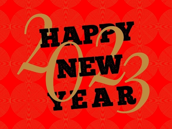 Red New Year Card