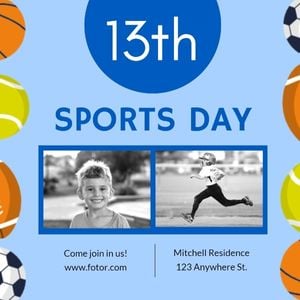 Sports Day Instagram Post