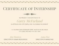 official, office, prize, Internship Certificate Template