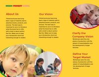 marketing, marketing material, commercial, Primary School  Brochure Template