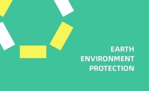 グリーンシンプル地球環境保護 名刺・ショップカード