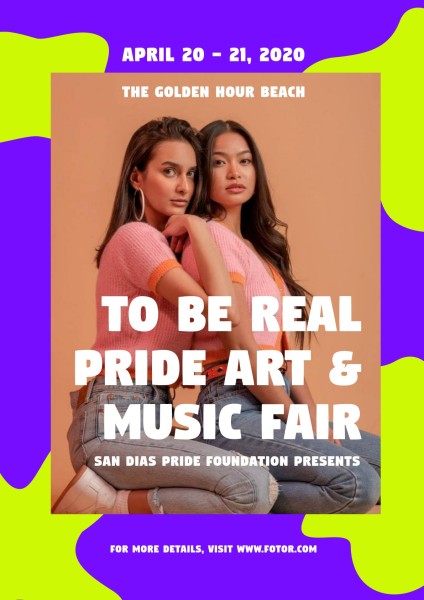 Pride Art And Music Fair Poster