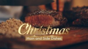 xmas, recipe, christmas recipe, Elegant Christmas Steak Food Youtube Thumbnail Template
