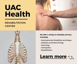 黄色 UAC 健康 中尺寸广告