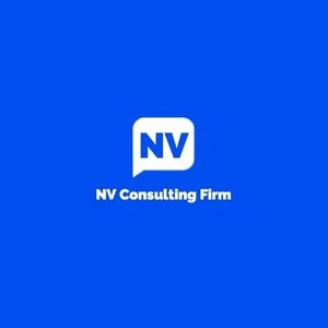 technology, firm, service, Blue Consulting Company Logo Template
