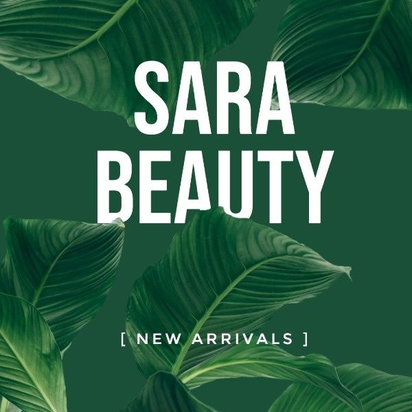 sale, store, shop, Simple Beauty New Arrivals Ad Instagram Post Template