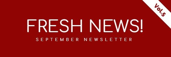 promotion, banner, company, Fresh News Newsletter Header Email Header Template